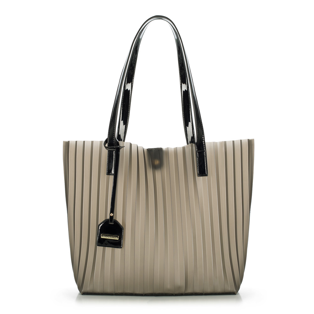 

Сумка женская, Серо - черный