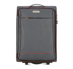 Тканевой чемодан ручная кладь basic, серый, 56-3S-461-00, Фотография 1