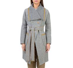 Женское пальто, серый, 83-9W-103-8-XL, Фотография 1