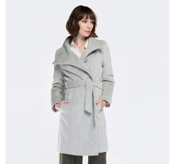Женское пальто, серый, 87-9W-102-8-XL, Фотография 1