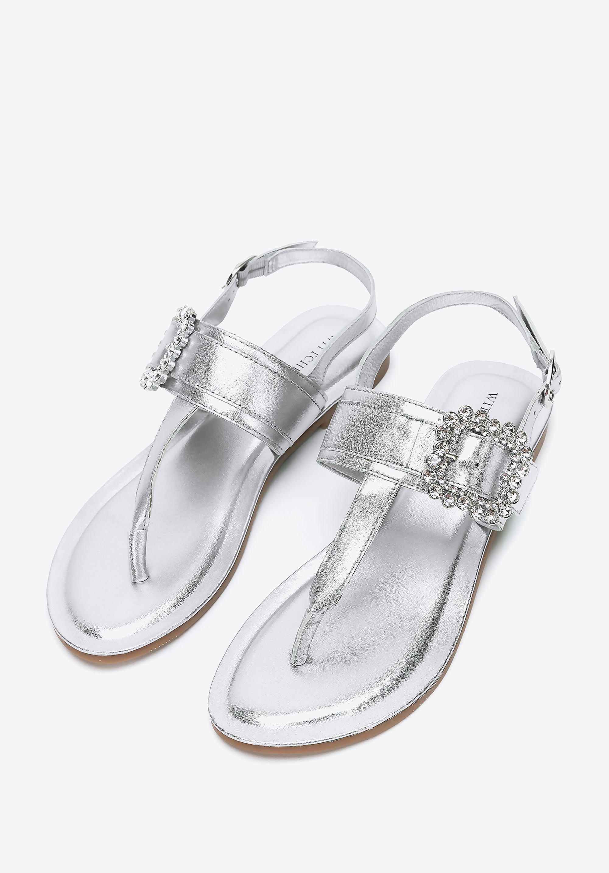 Schuhe, silber, 100-D-705-S-39, Bild 1