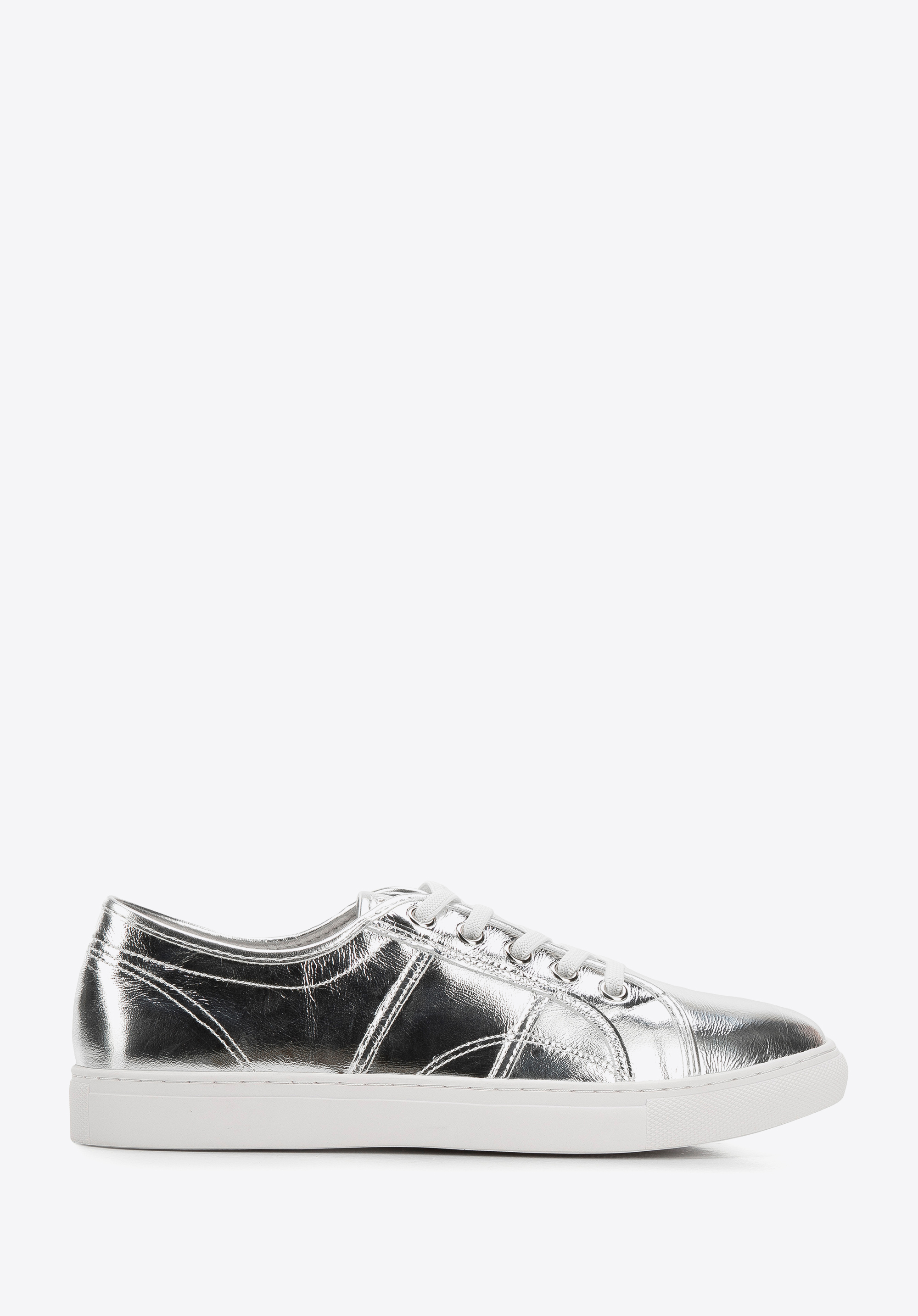 Sneakers für Damen aus Metallicleder