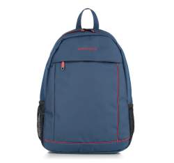 Тканевой дорожный рюкзак, сине - красный, 56-3S-467-91, Фотография 1