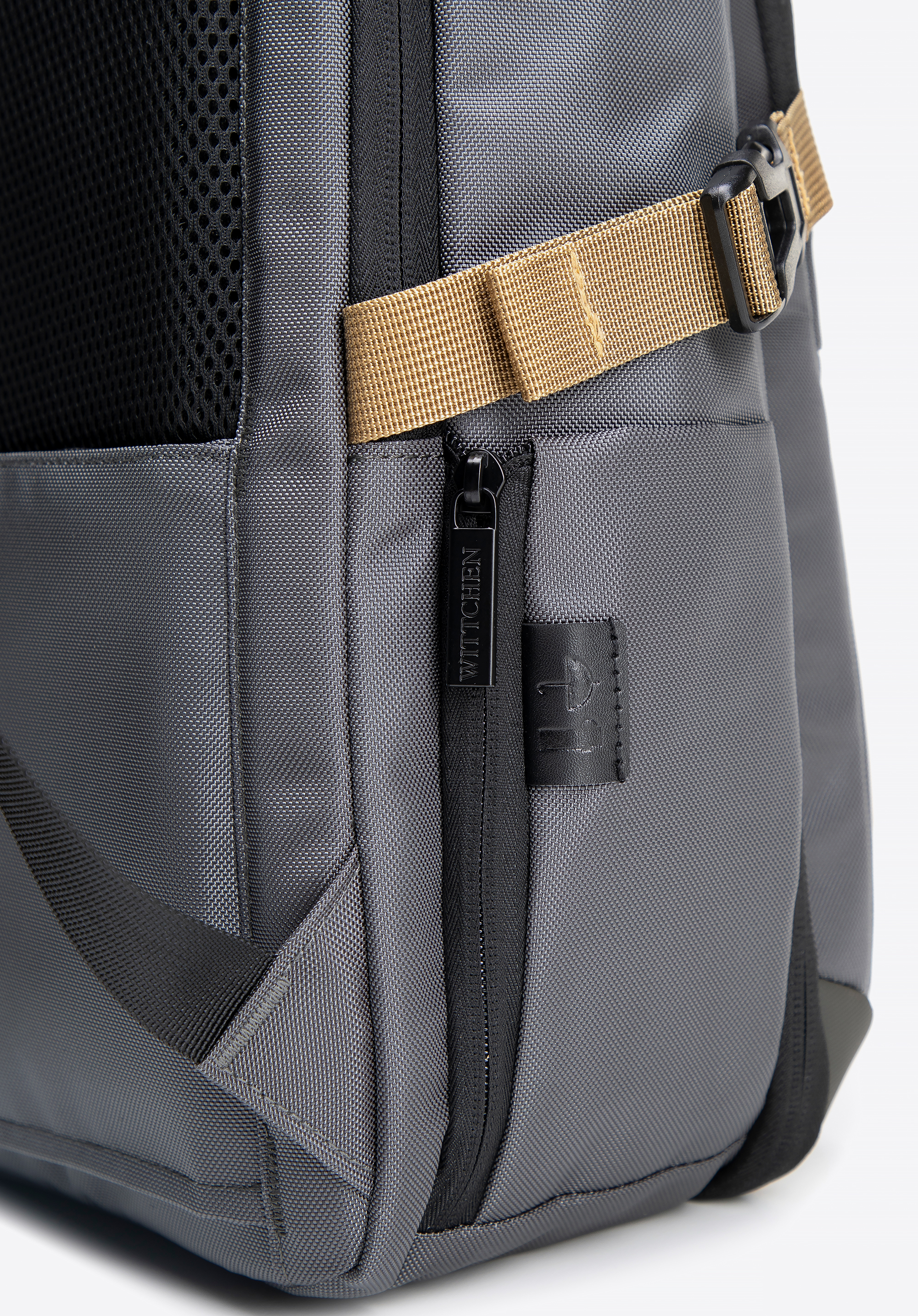 Batoh s priehradkou na notebook 13”/14”, sivá, 102-3P-802-8, Obrázok 1