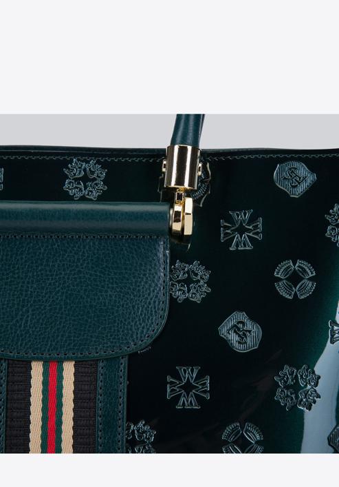 Dámská kabelka, smaragdová, 34-4-234-0, Obrázek 5
