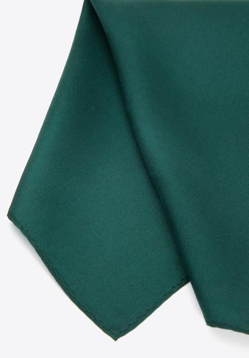 Jednobarevný hedvábný kapesníček, smaragdová, 96-7P-001-Z, Obrázek 5