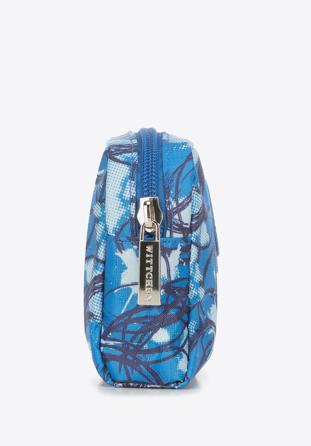 Kisméretű női neszeszer táska, sötét kék-kék, 95-3-101-X2, Fénykép 1