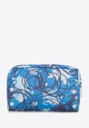 Kisméretű női neszeszer táska, sötét kék-kék, 95-3-101-88, Fénykép 4