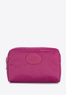 Kisméretű női neszeszer táska, sötét rózsaszín, 95-3-101-B, Fénykép 1