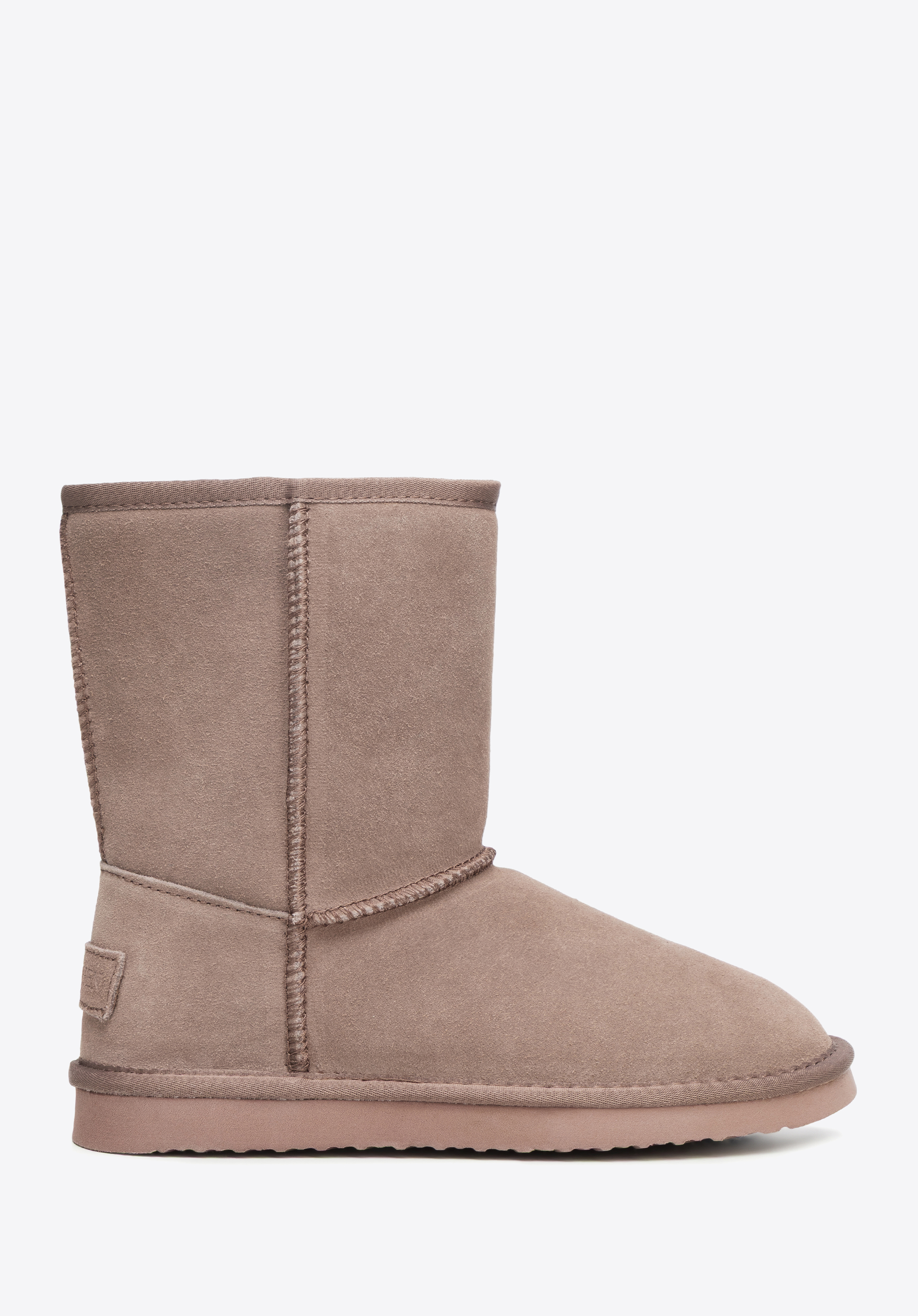 Női velúr bokacsizma gyapjú béléssel, sötét rózsaszín, 99-D-852-8-38, Fénykép 1