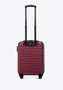 ABS bordázott kabin bőrönd, sötét vörös, 56-3A-311-35, Fénykép 3