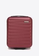 ABS bordázott kézipoggyász bőrönd, sötét vörös, 56-3A-315-01, Fénykép 1
