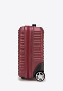 ABS bordázott kézipoggyász bőrönd, sötét vörös, 56-3A-315-01, Fénykép 2
