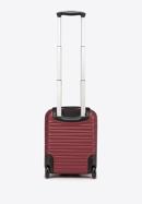ABS bordázott kézipoggyász bőrönd, sötét vörös, 56-3A-315-01, Fénykép 3