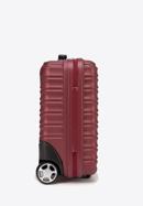 ABS bordázott kézipoggyász bőrönd, sötét vörös, 56-3A-315-01, Fénykép 7
