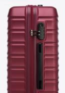 ABS bordázott Közepes bőrönd, sötét vörös, 56-3A-312-35, Fénykép 9