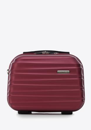 ABS bordázott utazó neszeszer táska, sötét vörös, 56-3A-314-31, Fénykép 1