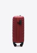 ABS kabin bőrönd ferde rácsos, sötét vörös, 56-3A-551-91, Fénykép 2