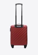 ABS kabin bőrönd ferde rácsos, sötét vörös, 56-3A-551-91, Fénykép 3