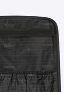 Kabinbőrönd színes cipzárral puha anyagból, sötét vörös, 56-3S-501-12, Fénykép 9