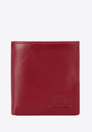 Kisméretű női bőr pénztárca, sötét vörös, 21-1-065-L30, Fénykép 1