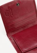 Kisméretű női bőr pénztárca, sötét vörös, 21-1-065-L30, Fénykép 5