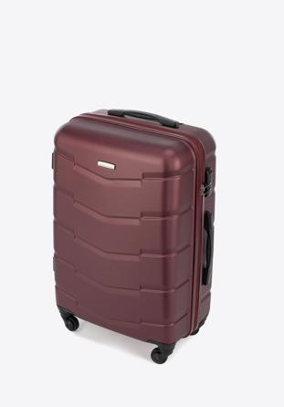 Közepes ABS bőrönd, sötét vörös, 56-3A-402-31, Fénykép 1