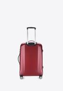Közepes polikarbonát bőrönd, sötét vörös, 56-3P-572-95, Fénykép 3
