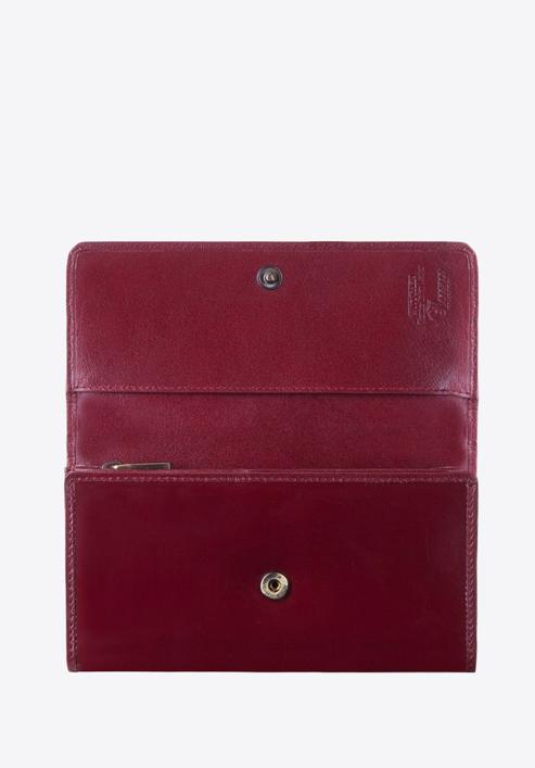 Lakkbőr női pénztárca, sötét vörös, 14-1L-002-3, Fénykép 3