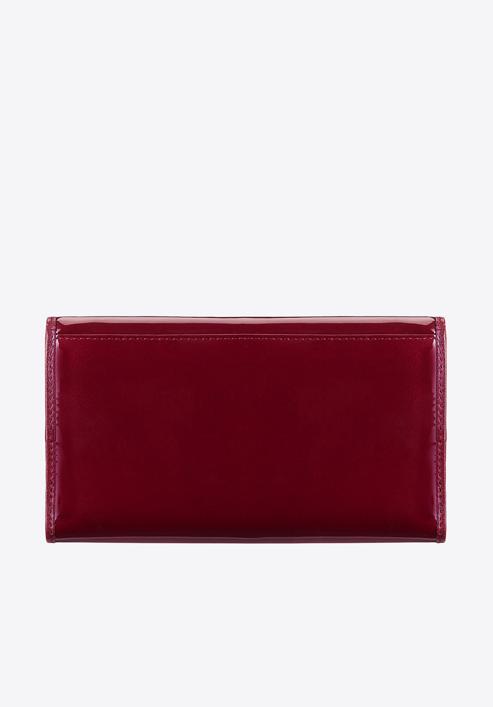 Lakkbőr női pénztárca, sötét vörös, 14-1L-002-3, Fénykép 5