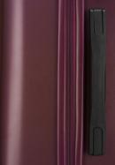 Nagy bőrönd polikarbonát anyagból, sötét vörös, 56-3P-113-86, Fénykép 11