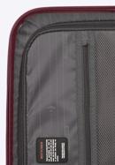 Polikarbonát közepes méretű bőrönd, sötét vörös, 56-3P-112-35, Fénykép 7