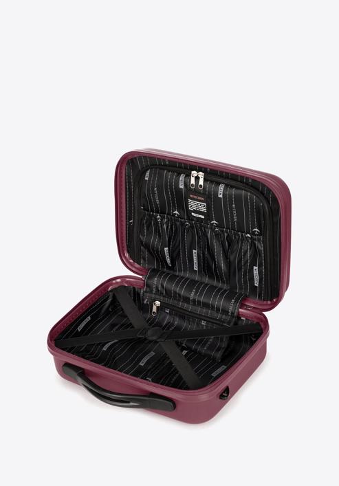 ABS utazási kozmetikai táska, sötét vörös, 56-3A-634-90, Fénykép 3