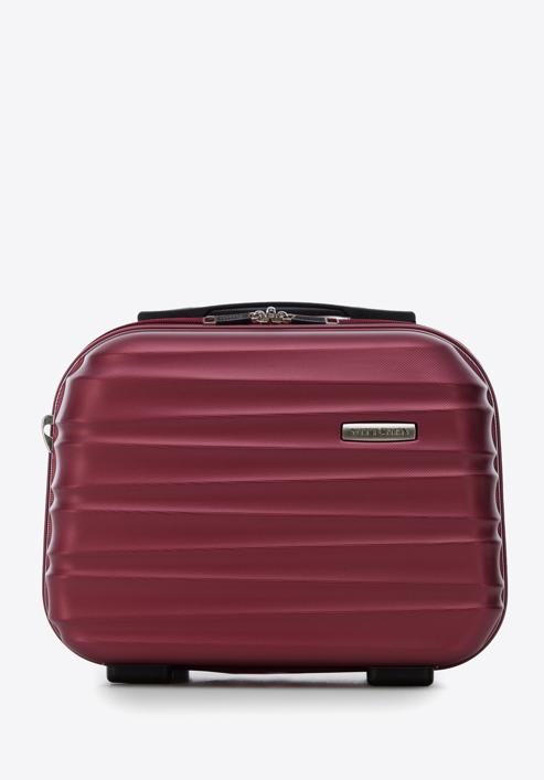 ABS bordázott utazó neszeszer táska, sötét vörös, 56-3A-314-89, Fénykép 1
