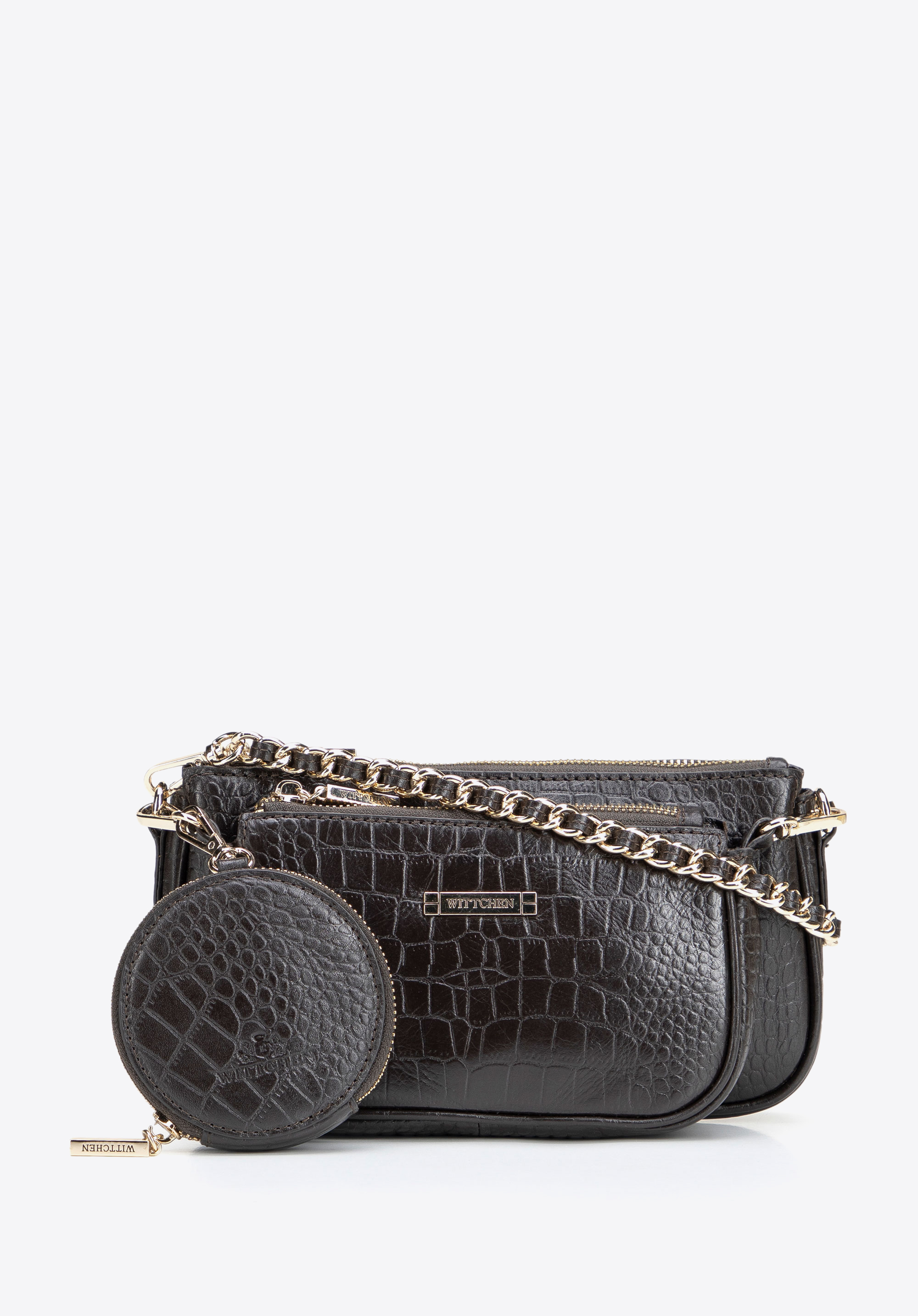 Cross body bag, sötétbarna, 29-4E-011-4, Fénykép 1