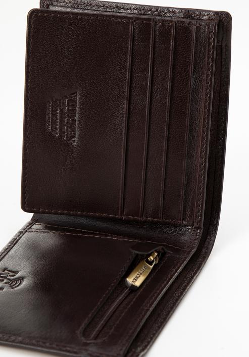 Férfi bőr pénztárca RFID védelemmel, sötétbarna, 14-1-119-L4, Fénykép 4