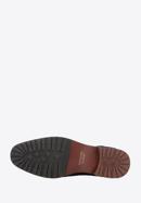 Férfi oxford cipő kétféle bőrből, sötétbarna, 96-M-705-4-42, Fénykép 6