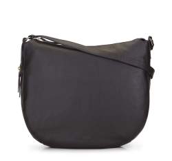 Nagy női táska lekerektett szabású, sötétbarna, 93-4E-208-4, Fénykép 1