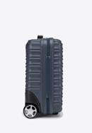ABS bordázott kézipoggyász bőrönd, sötétkék, 56-3A-315-50, Fénykép 7