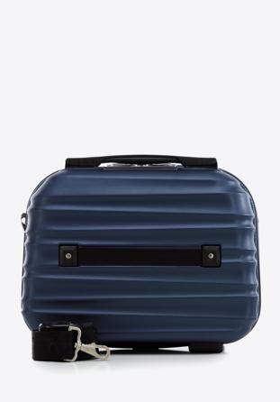 ABS bordázott utazó neszeszer táska, sötétkék, 56-3A-314-91, Fénykép 1