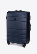ABS közepes bőrönd, sötétkék, 56-3A-652-10, Fénykép 4