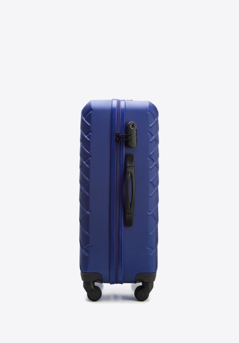ABS közepes bőrönd ferde ráccsal, sötétkék, 56-3A-552-91, Fénykép 2