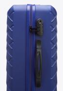 ABS közepes bőrönd ferde ráccsal, sötétkék, 56-3A-552-91, Fénykép 8