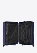 ABS nagy bőrönd ferde ráccsal, sötétkék, 56-3A-553-91, Fénykép 6