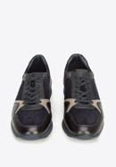 Férfi sneakers velúr- és szemes bőrből, sötétkék, 92-M-300-1-42, Fénykép 3