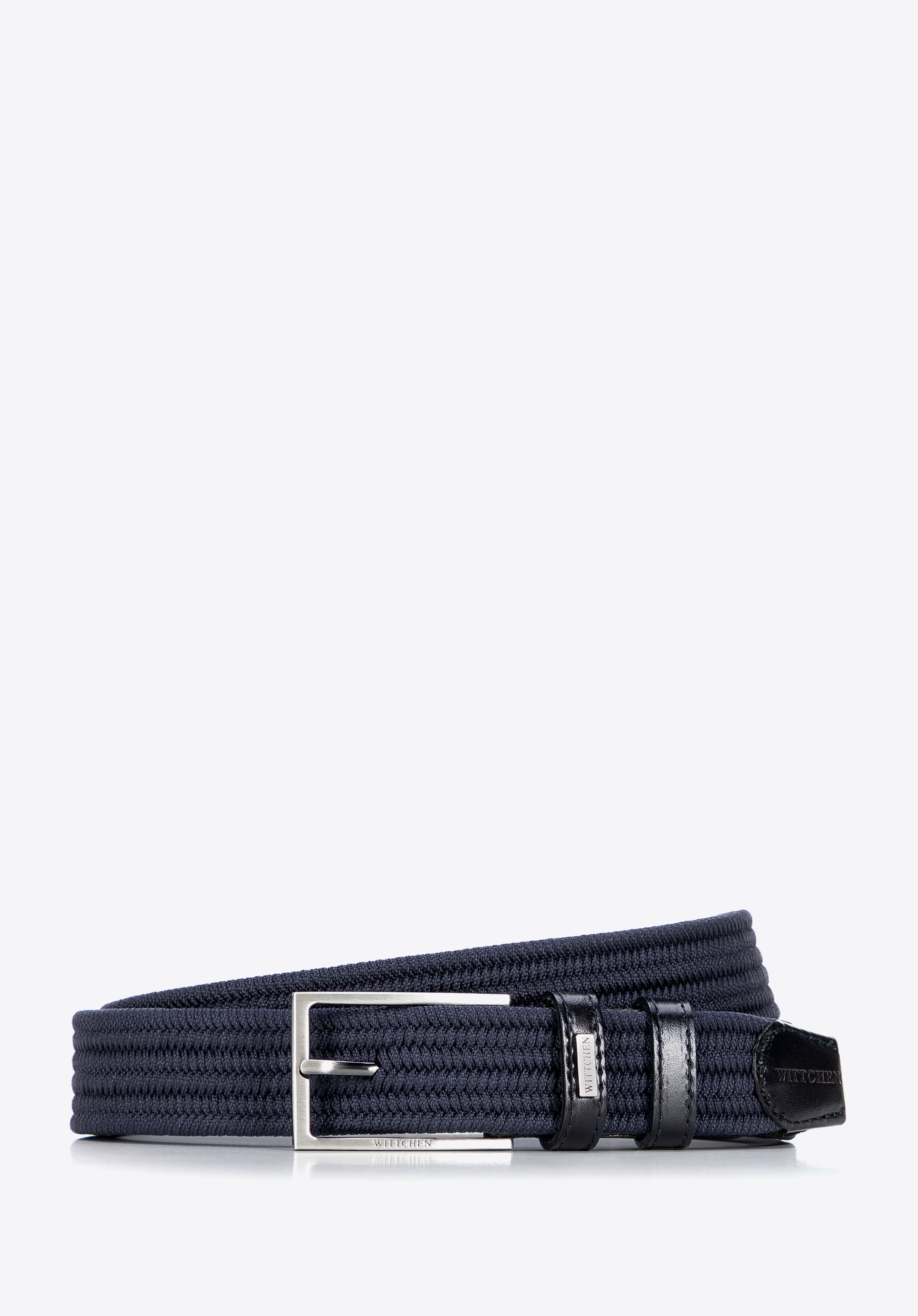 Férfi szőtt szövetöv, sötétkék, 101-8M-408-N-10, Fénykép 1