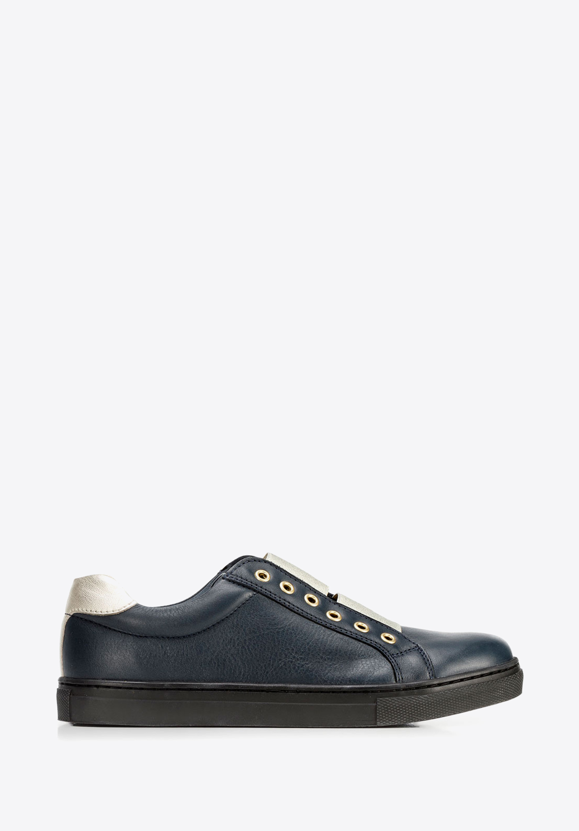 Női sneakers cipő bőrből