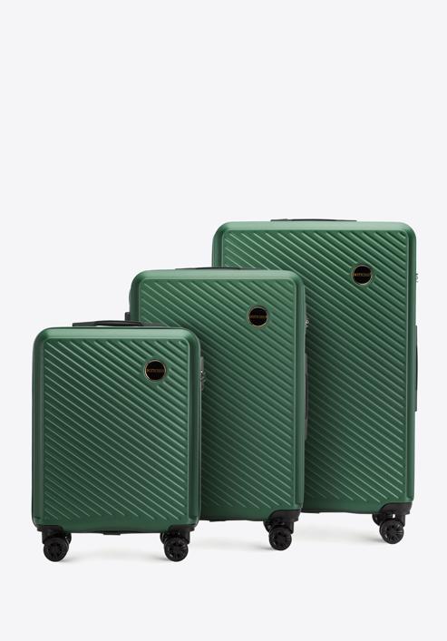 ABS bőröndszett, sötétzöld, 56-3A-74S-80, Fénykép 1
