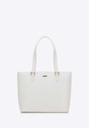 Klasická dámská kabelka z ekologické kůže, špinavě bílá, 98-4Y-213-1, Obrázek 2