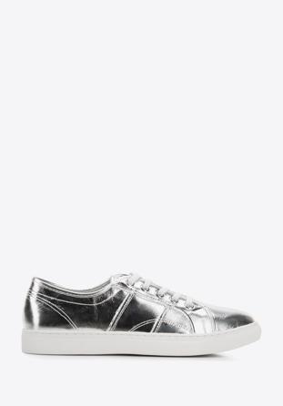 Dámské boty, stříbrno-černá, 94-D-954-S-37, Obrázek 1